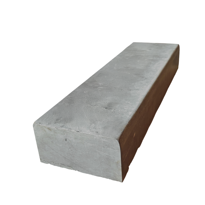 Herbruik arduin gezaagd uit brede borduur top en front gezaagd en geschuurd kops gezaagd